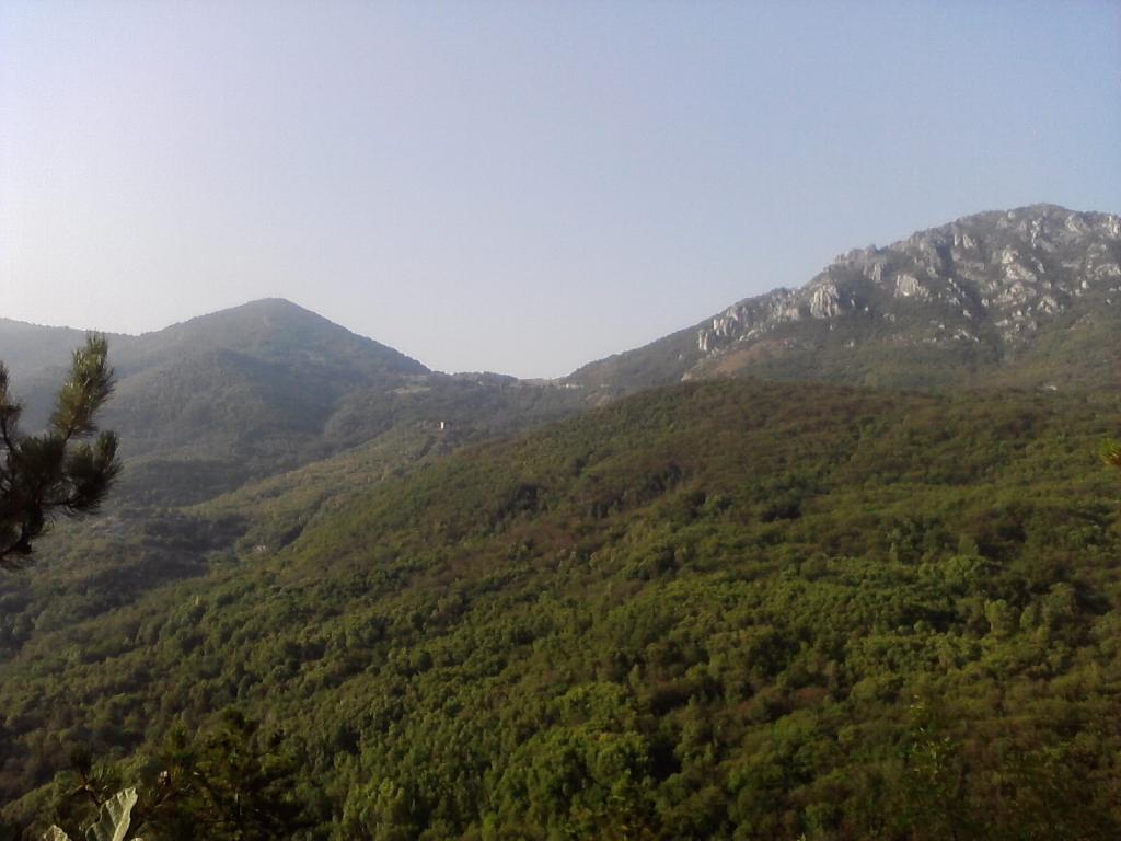 panorama verso il colle salendo
