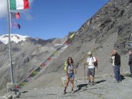 l'arrivo al rifugio Amiante-Chiarella..