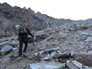 In salita sulla morena