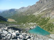 Lago Blu dalla morena salita per sbaglio