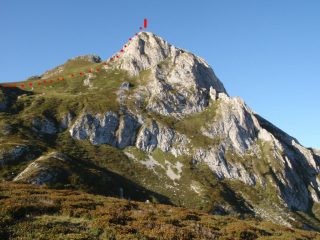 Rocca dell'Inferno e via di salita