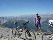 scatto dalla punta verso gli ecrins