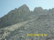 Vetta dal col des Portes, ben visibile il colletto X