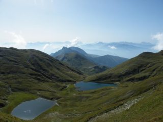 i laghi visti dalla cresta