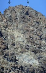 tra le frecce il tratto d cresta da  percorrere