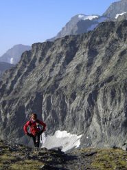 Edoardo in salita sopra pian Gias