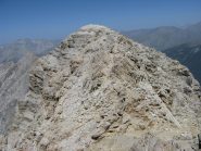 La vetta dall'intaglio