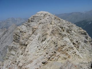La vetta dall'intaglio