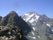 Sulla cima guardando la Cima del Duca e il Disgrazia
