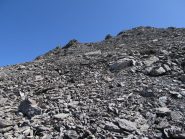 Parte finale della pietraia