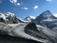 dalla Cabane l'Obergabelhorn e la Dent Blanche