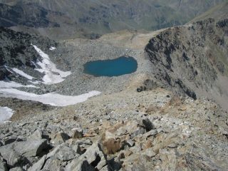 Versante di discesa, visto dall'alto