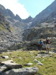 la parte alta del percoso