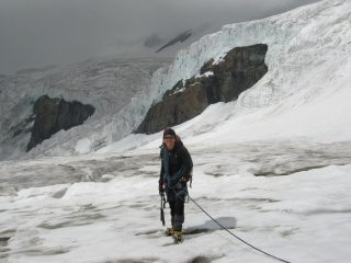 Ghiacciaio verso il rifugio Guide di Ayas e Champoluc