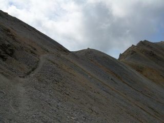il tratto finale verso il Colle dell'Argentera