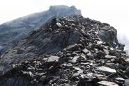 La cresta per il Paramont vista dal Colle di Usselettes
