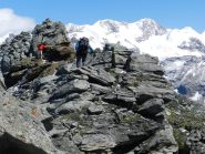 In cresta poco prima della cima