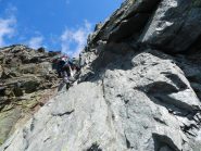 L'inizio delle corde fisse