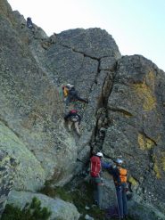 il diedro forse sbagliato sotto il torrione