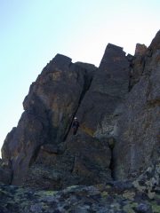 Pierrot ai piedi del versante nord