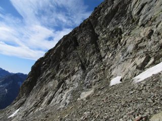 La cengia, seguire quella superiore