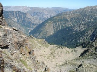 Il vallone di discesa