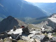 la salita verso Cima Bard