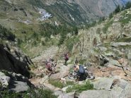 Discesa in portage verso il Santuario