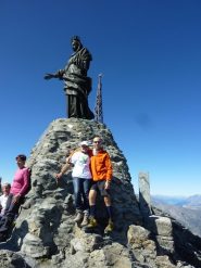 Alla madona del Rocciamelone con Lia