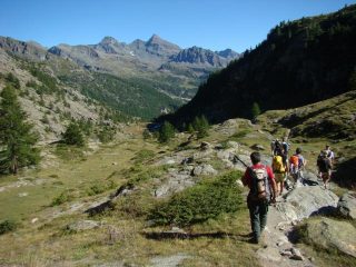 percorrendo il vallone di Tsére