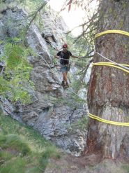 il secondo ponte tibetano