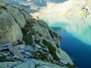 traverso per arrivare al bivacco