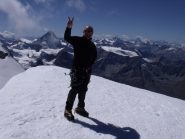 In vetta al Bishorn al ritorno