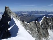 La crasta con il Gran Gendarme e il Bishorn