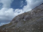 la partenza per la barra rocciosa