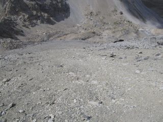 Pendio di salita dall'alto