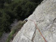 in uscita dal secondo tiro