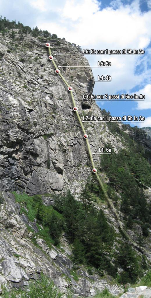 la via Teshome è stata aperta dal basso