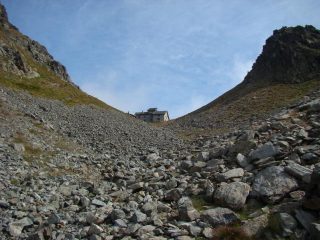 arrivando al rifugio Sottile