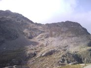 Ecco il colle in centro alla foto dove si scende