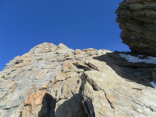 uscita in cresta direttamente sulle placche finali