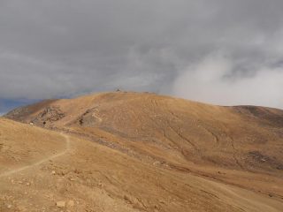 02 - L'unica vista della cima con il sole