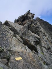 al Colle dell'Arolla sotto la cresta del Chesere...