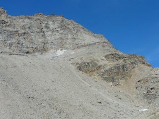 levanna centrale sulla destra la via di salita