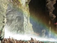 laghetto di arrivo della cascata terminale