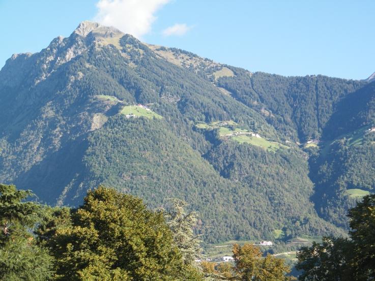 La Mutspitz vista da Merano