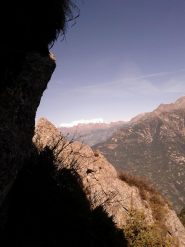 il Rosa visto dalla sosta del settimo tiro