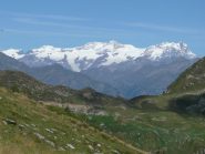 Verso Col Giassit, Rosa sullo sfondo