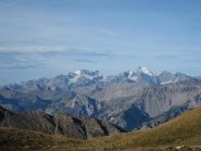 panorama sulla Barre des Ecrins-Meije e Pelvoux