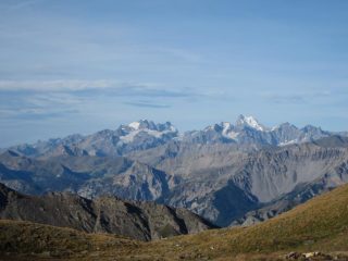 panorama sulla Barre des Ecrins-Meije e Pelvoux